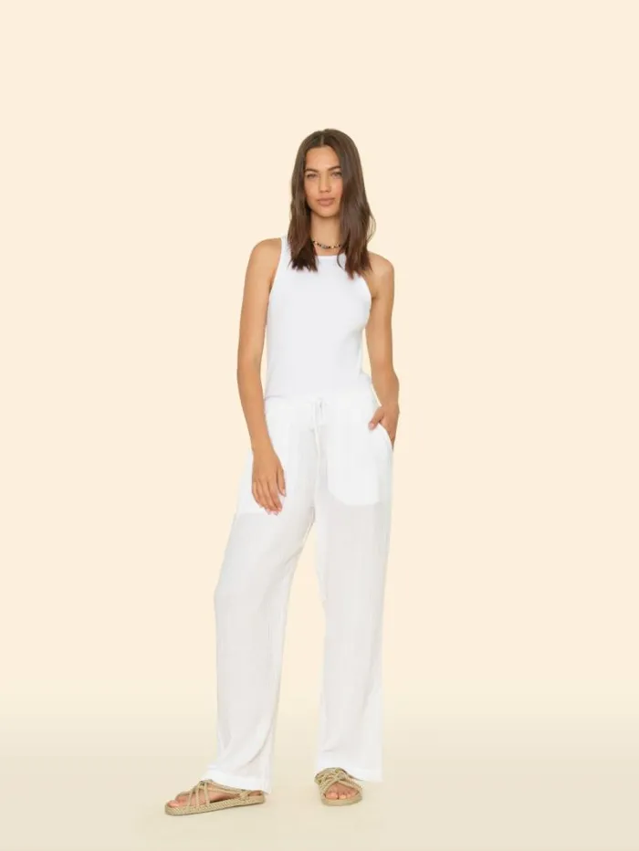 Xirena White Dylan Pant Women Pants and Jumpsuits