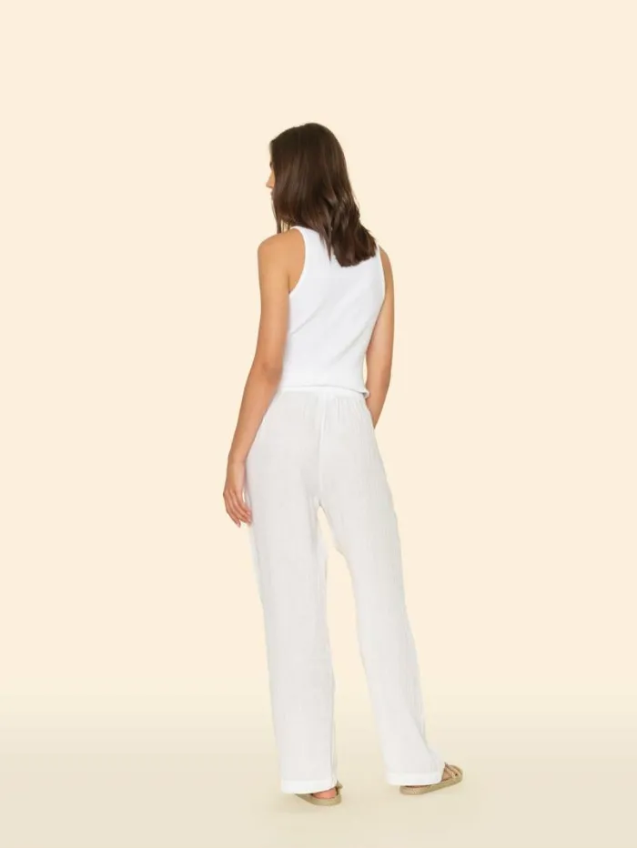 Xirena White Dylan Pant Women Pants and Jumpsuits