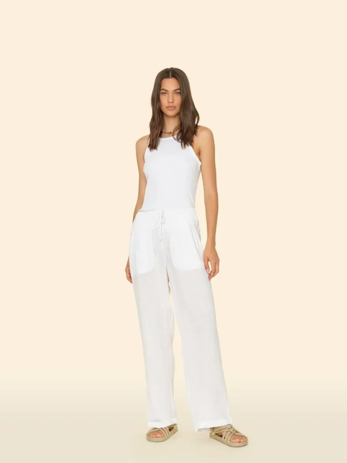Xirena White Dylan Pant Women Pants and Jumpsuits